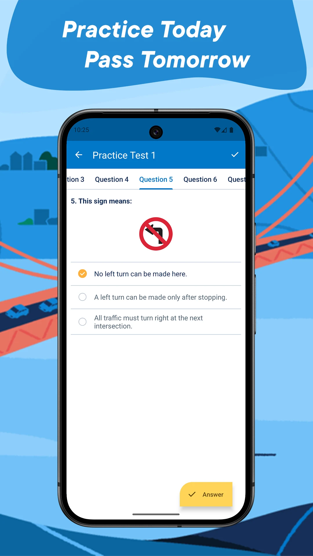 DMV Permit Practice Test 2026 screenshot