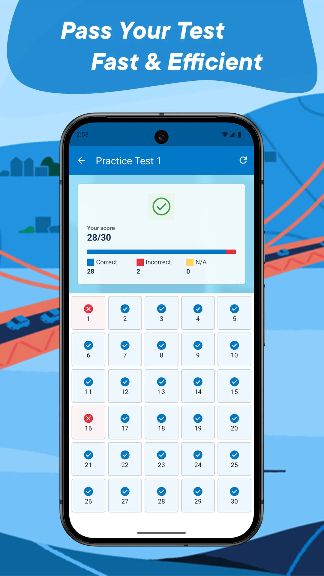 DMV Permit Practice Test 2026 screenshot